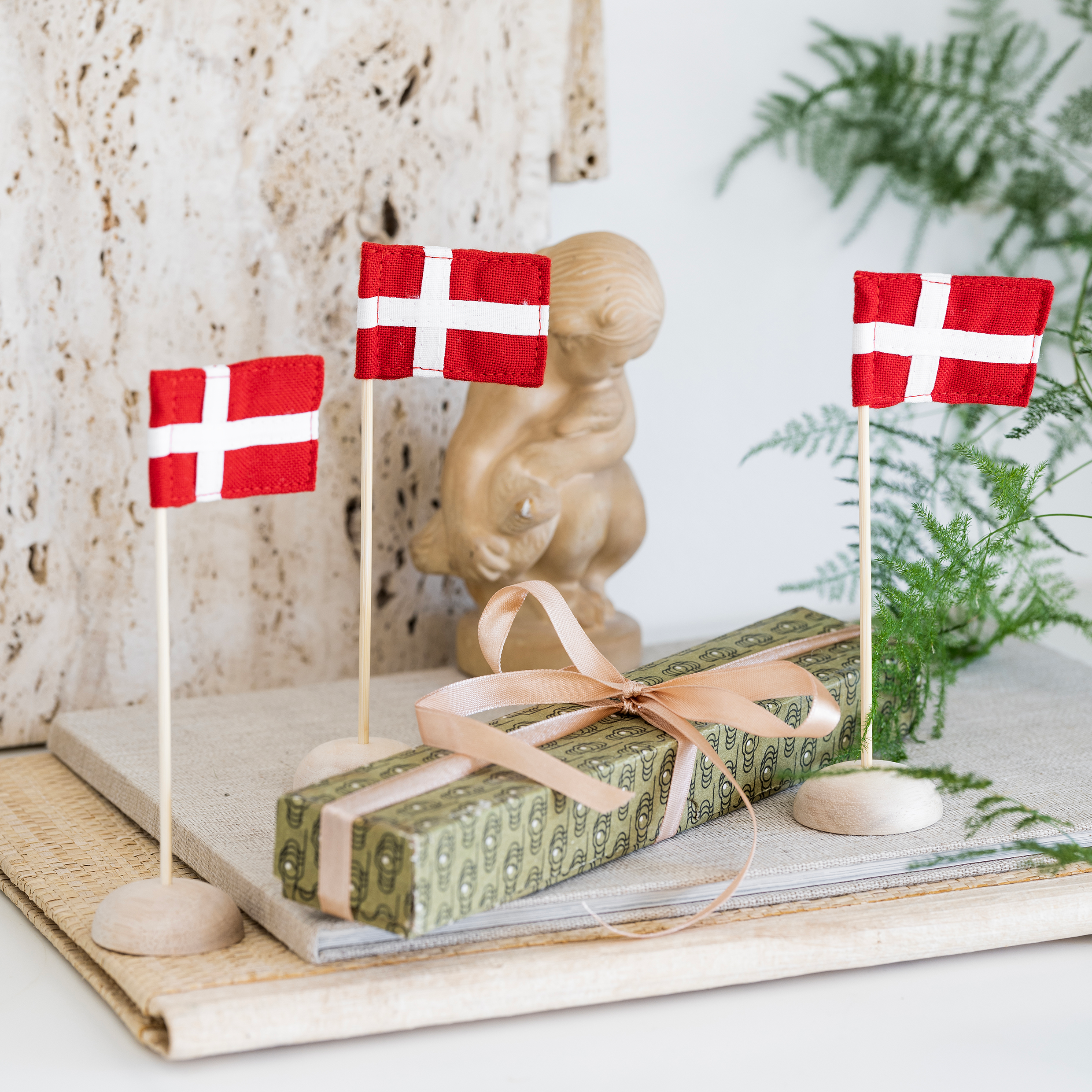 Mini bordflag - 3 stk.