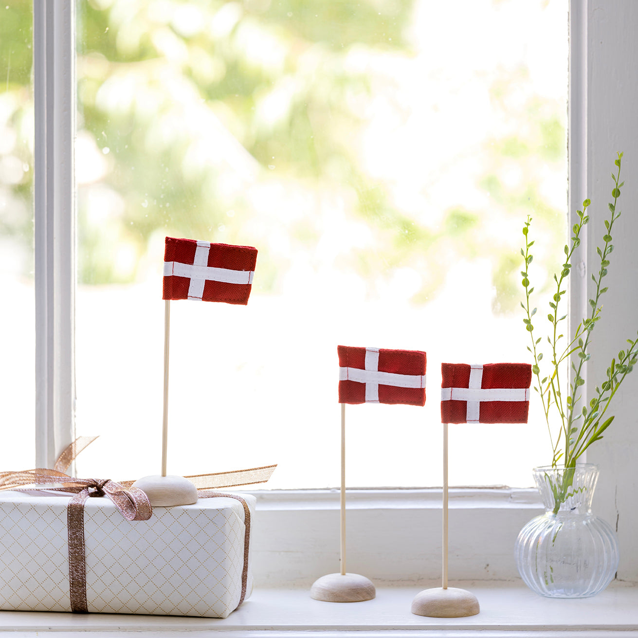 Mini bordflag - 3 stk.