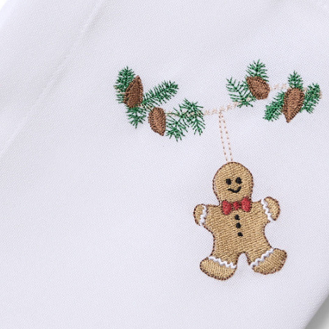 Juleserviet med Peberkagemand