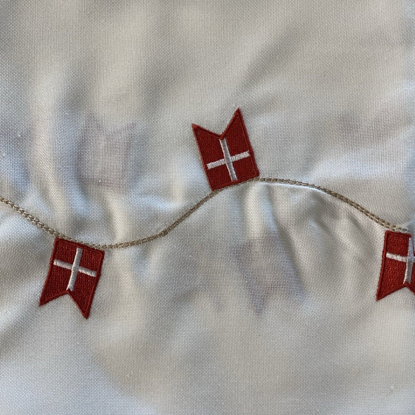 Bordløber med Dannebrog - 2. sortering