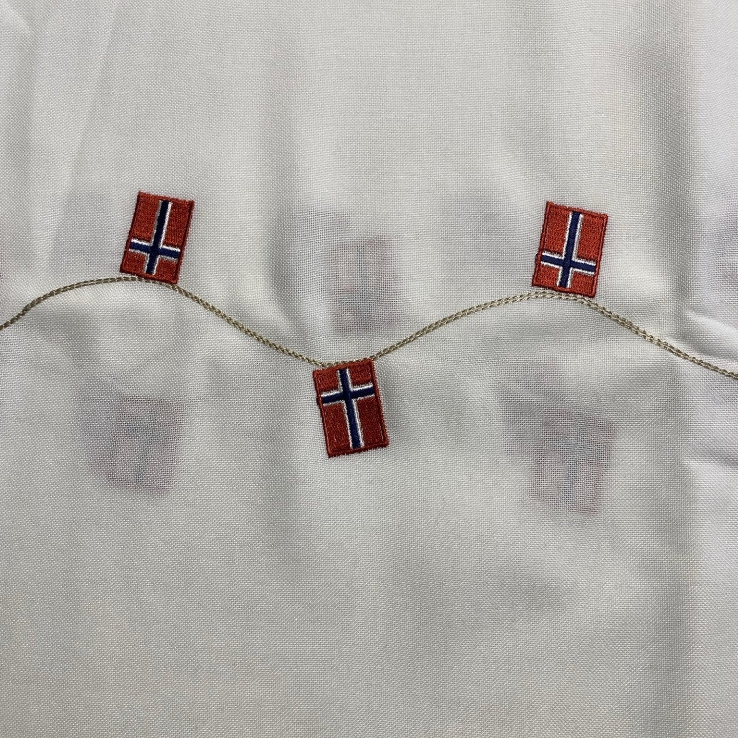 Fødselsdagsdug med norske flag - 2. sortering