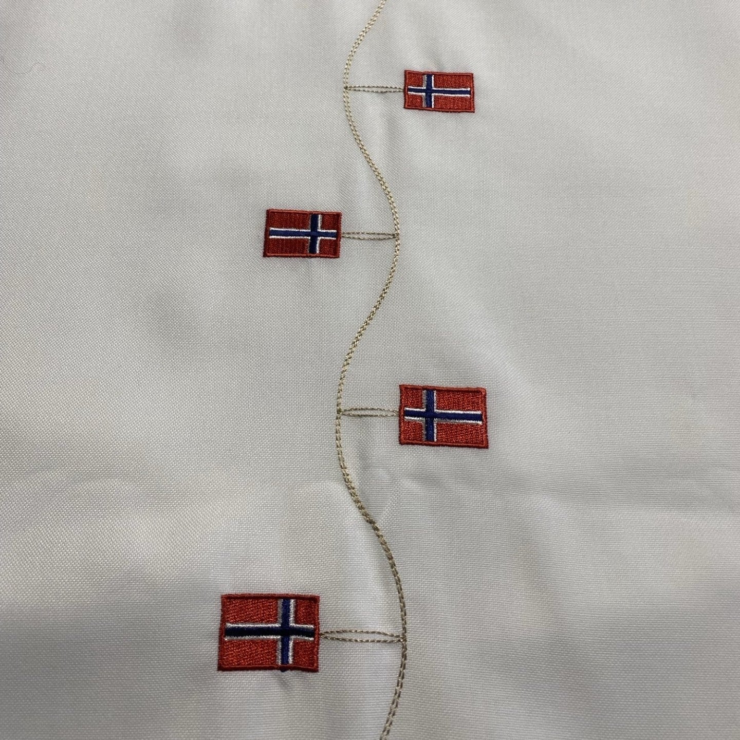 Fødselsdagsdug med norske flag - 2. sortering