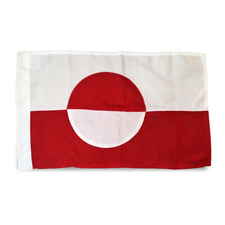 Grønlandsk facadeflag – syet i original flagdug
