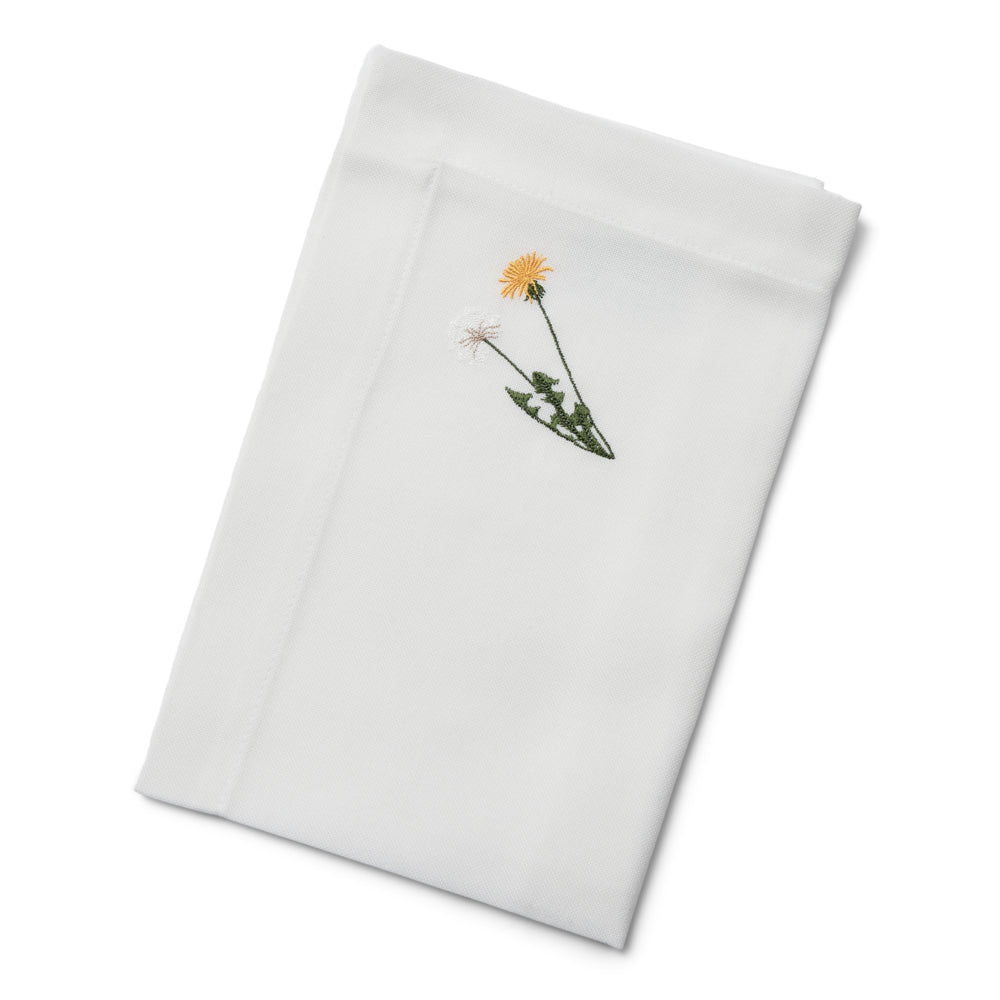 Flora serviet med mælkebøtte