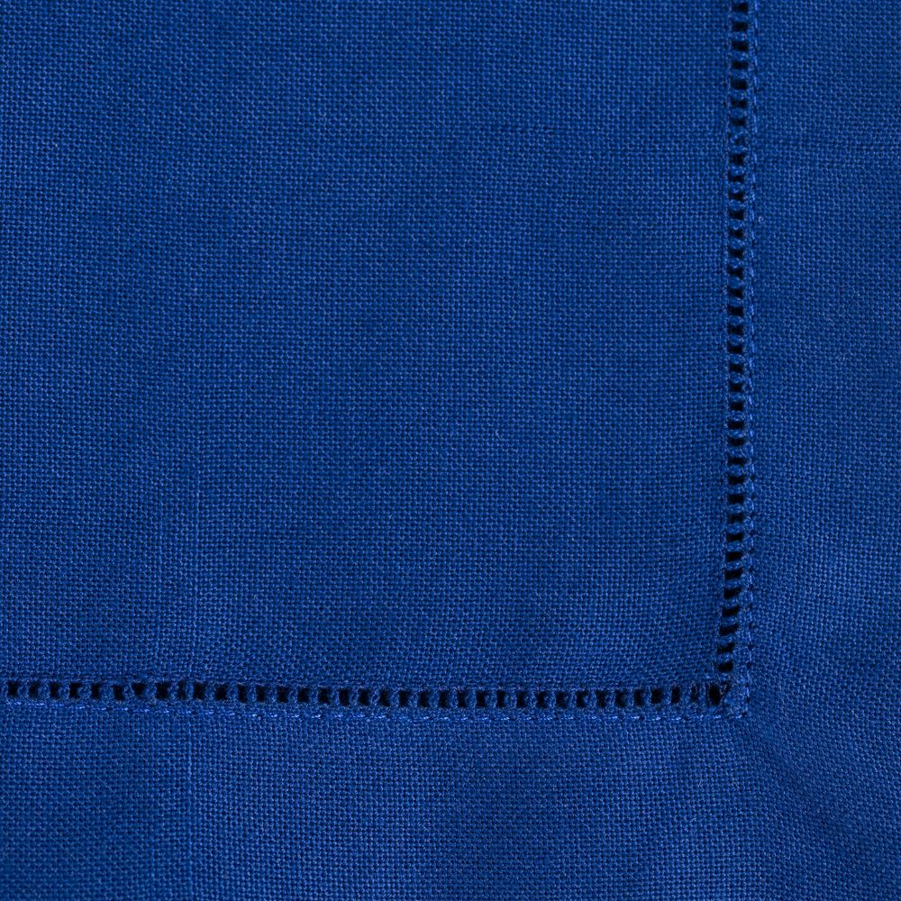 6 stk. blå servietter med hulsøm