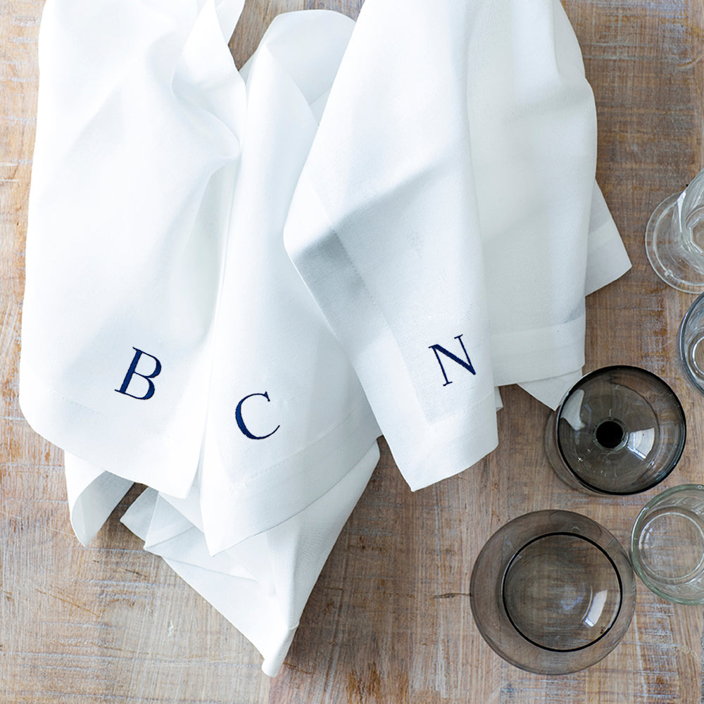 Serviet med bogstaver