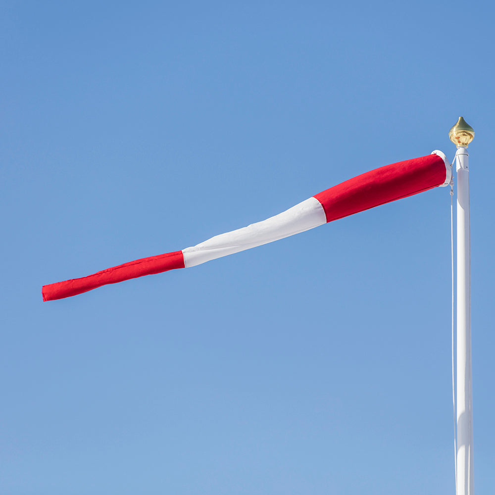 Stribet vindpose i original flagdug