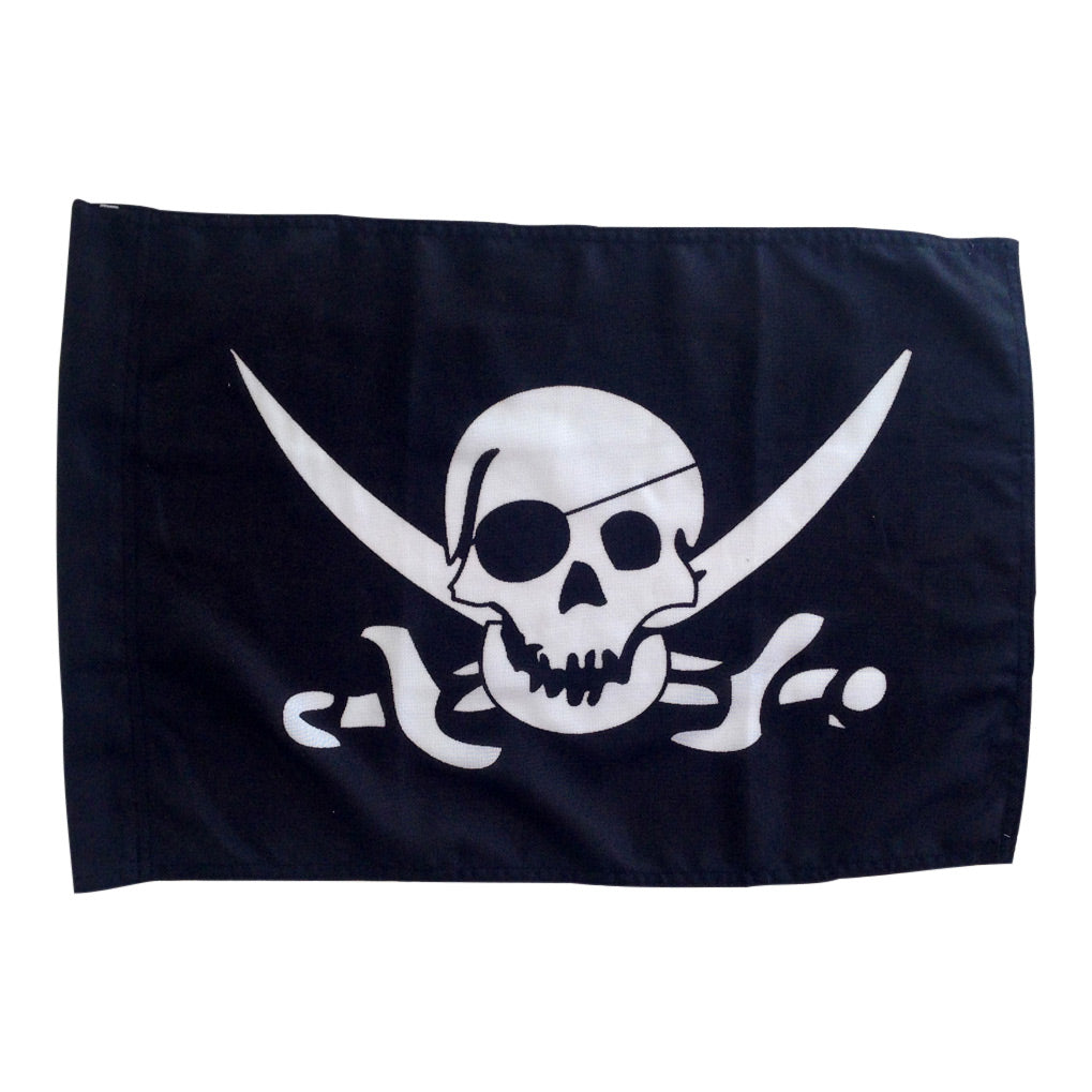 Sørøverflag til facadestang