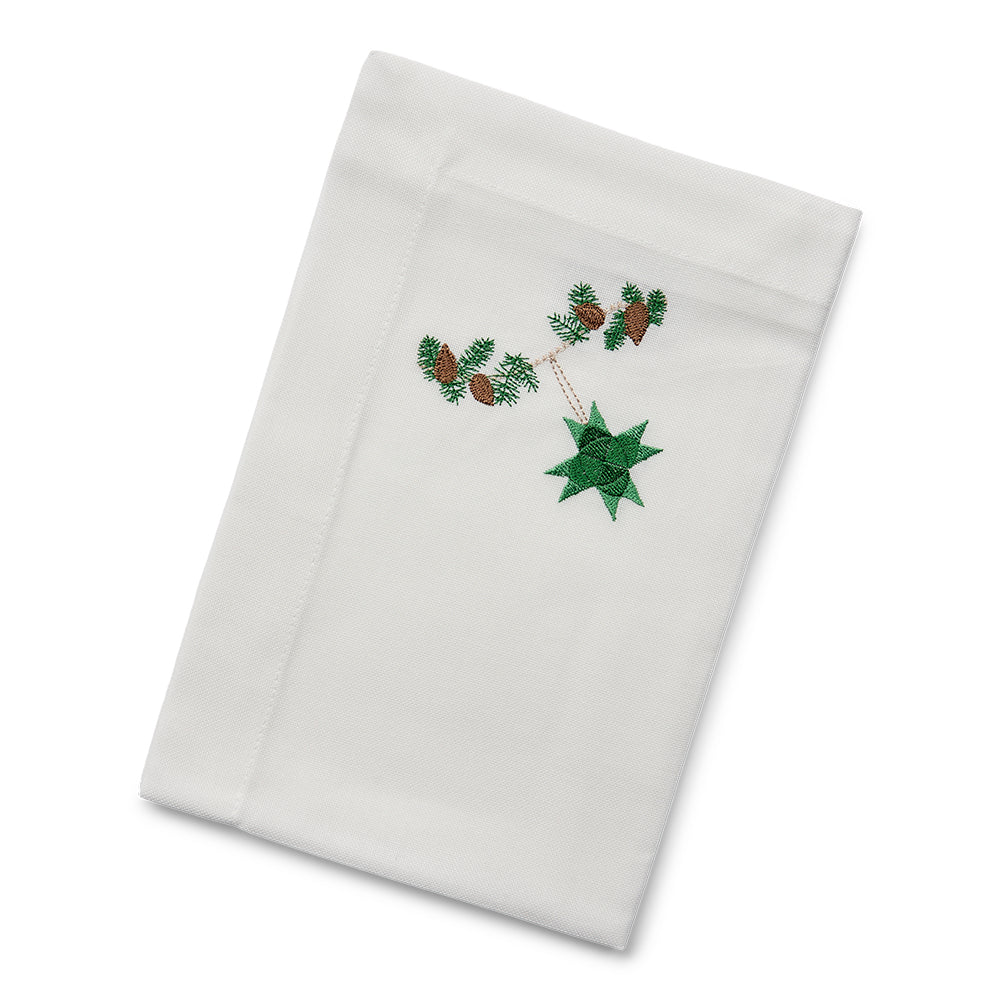 Juleserviet med flettet stjerne - 2. sortering