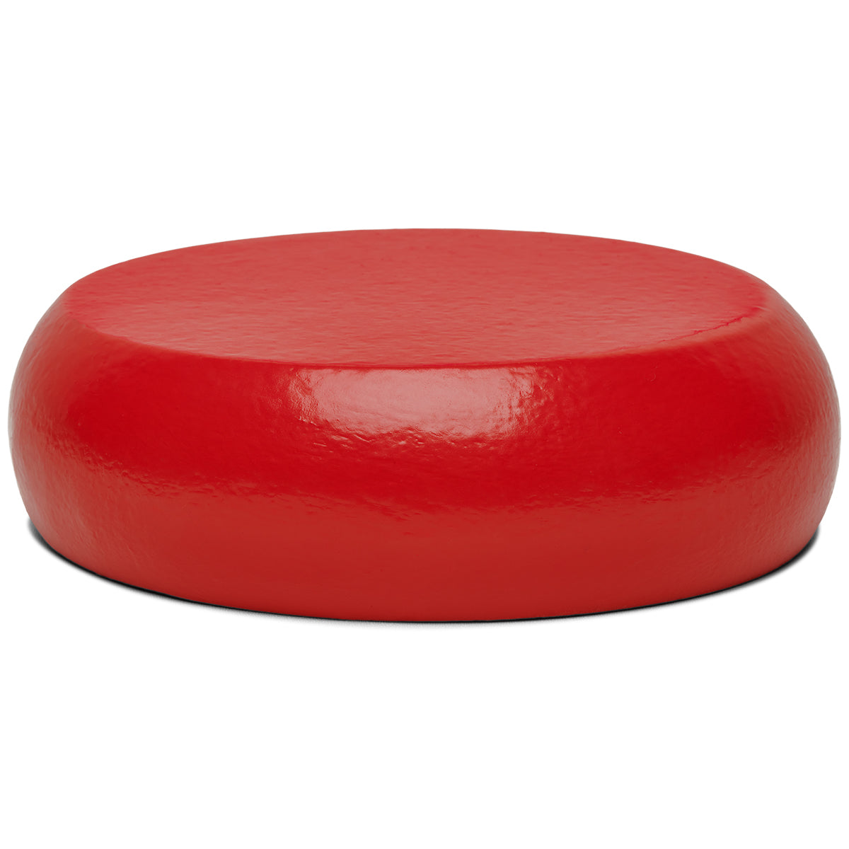 Rød flagstangsknop i træ