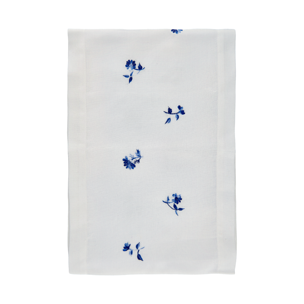 Blå blomst bordløber