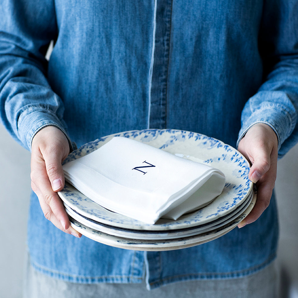 Serviet med bogstaver