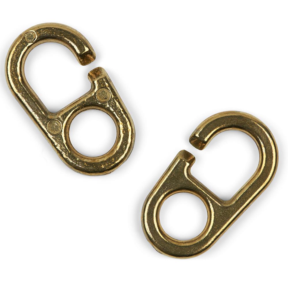 Flaglinekroge i messing