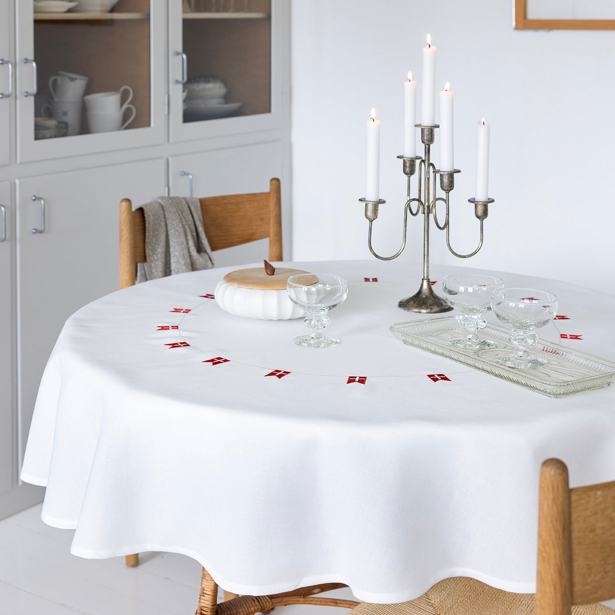 Rund fødselsdagsdug