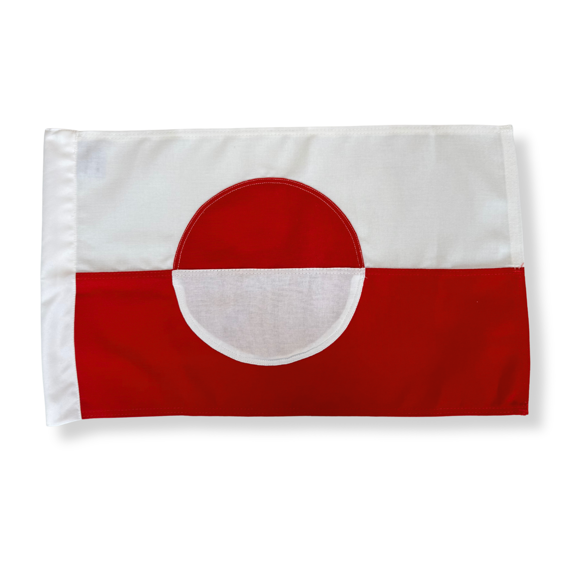 Grønlandsk facadeflag – syet i original flagdug
