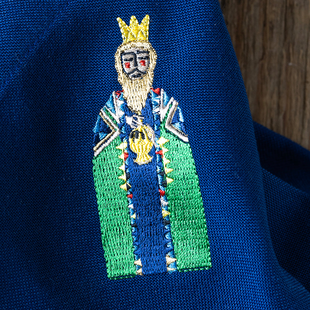Midnatsblå serviet med Balthasar